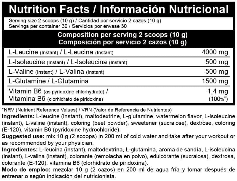 Información nutricional