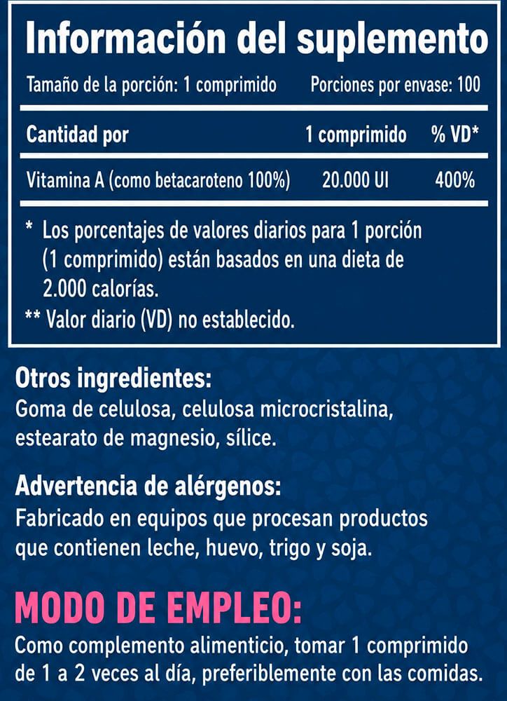 Información nutricional
