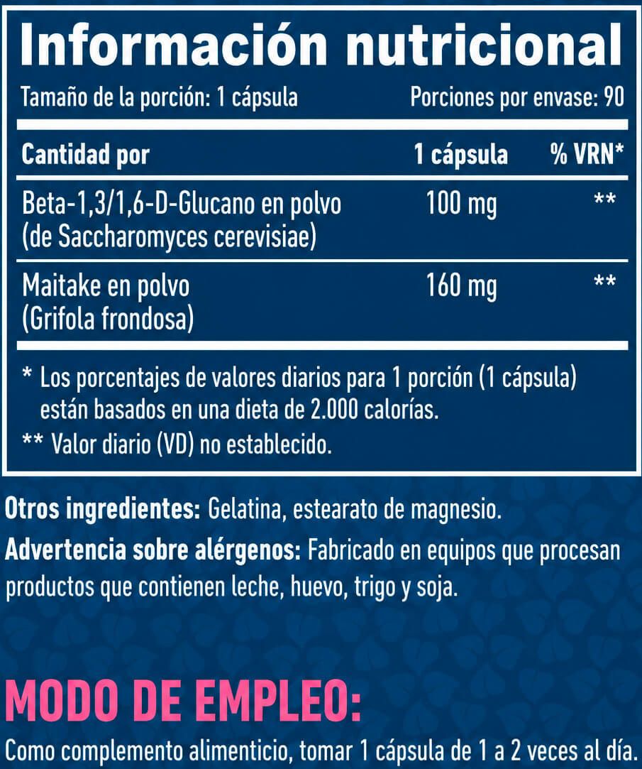 Información nutricional