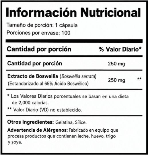 Información nutricional