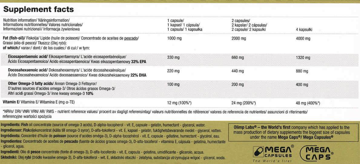 Información nutricional