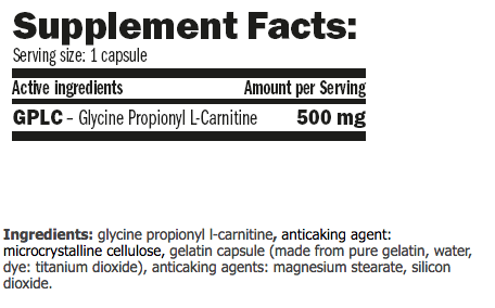 glycine propionyl l carnitine hcl gplc GPLC: Propionyl-L-Carnitine Buy GPLC Glycine Propionyl L-Carnitine