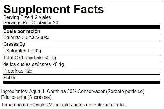 Información nutricional
