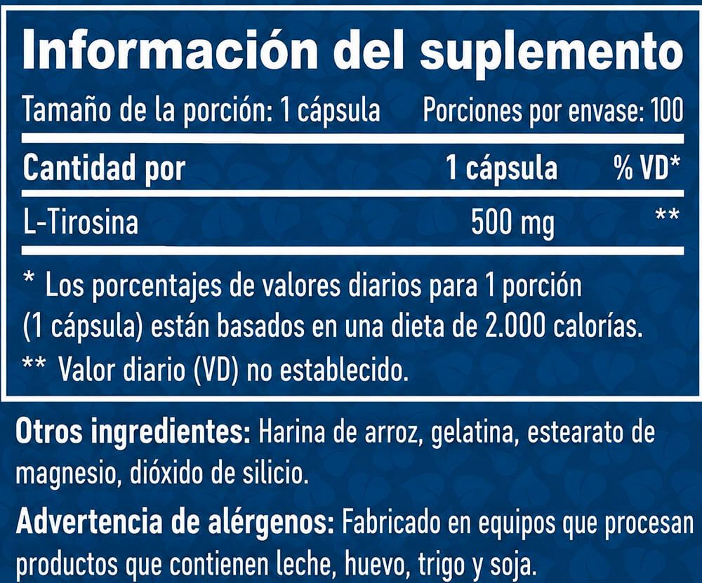 Información nutricional