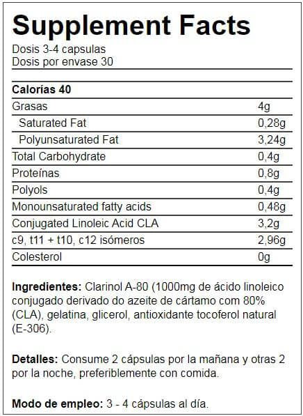 Información nutricional