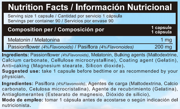 Información nutricional