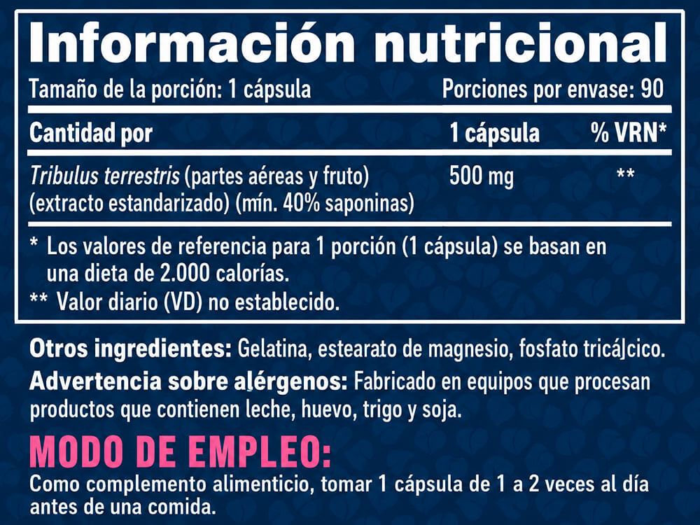 Información nutricional