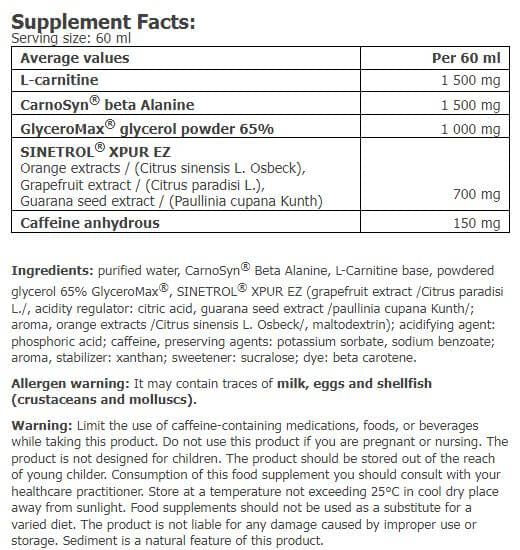 Información nutricional